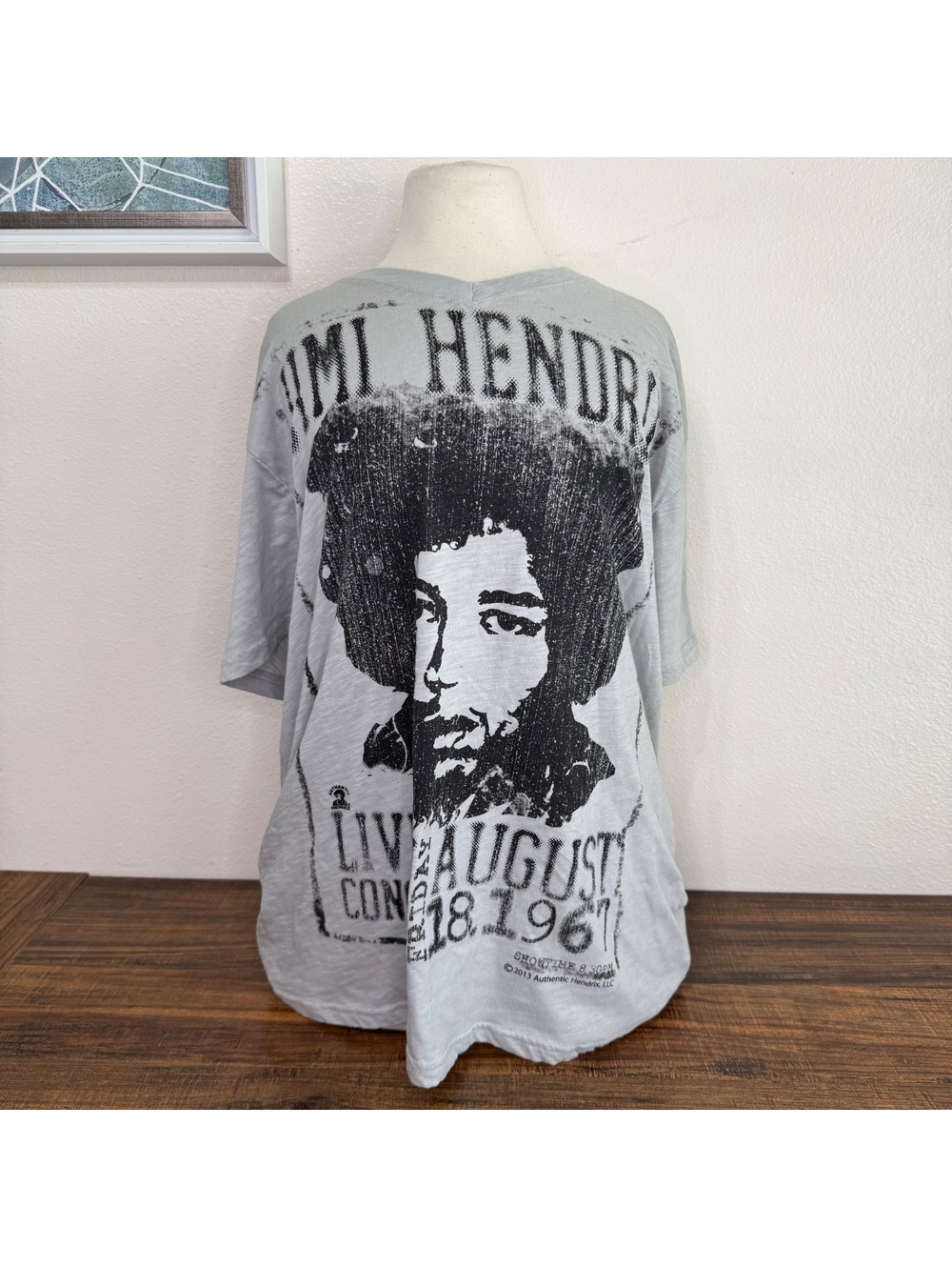 Vintage Outfitters Jimi Hendrix Live Concert Graphic T-Shirt Size XL